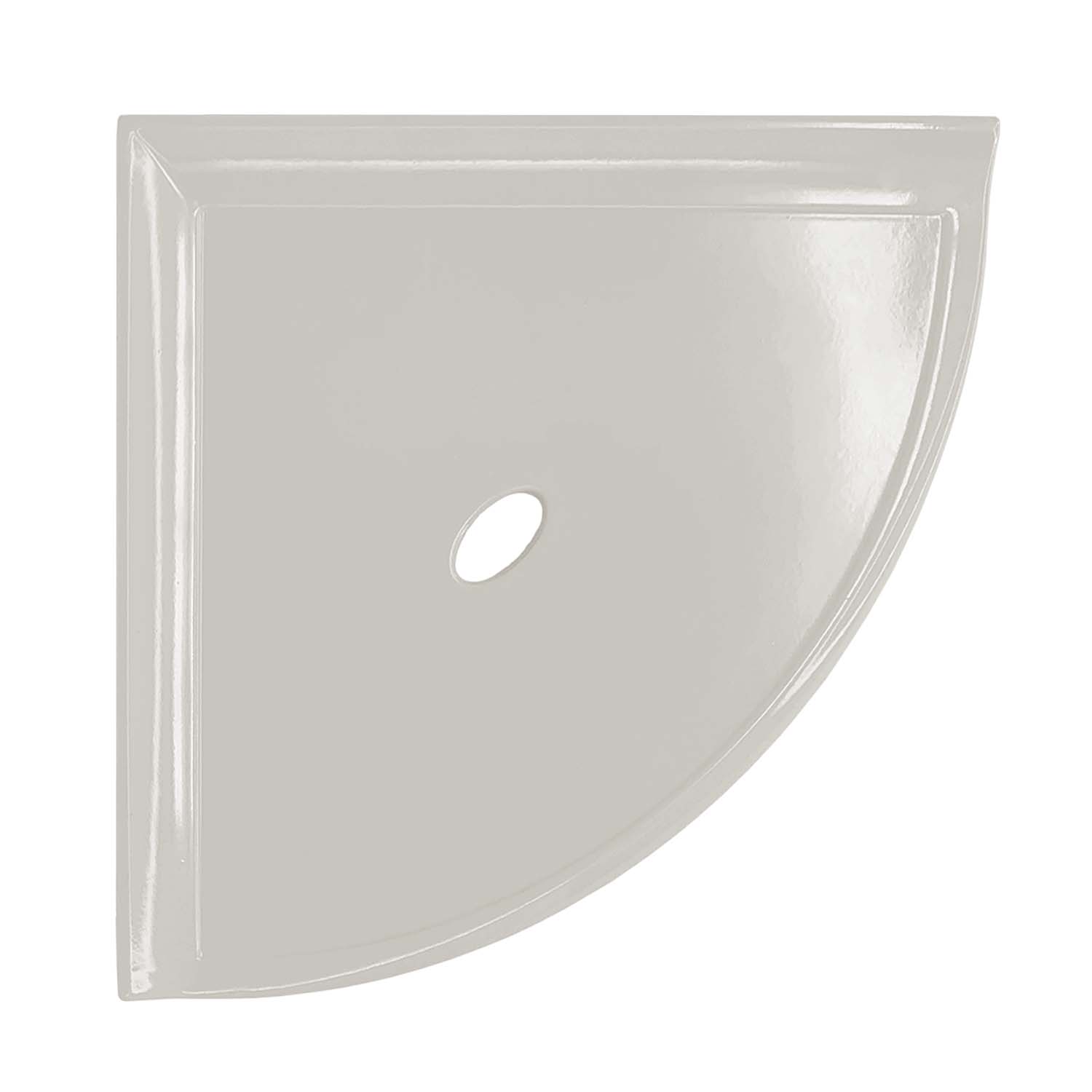 CS88FB Flatback Large Ceramic Corner Shower Shelf 8 x 8 Nominal